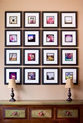 Как повесить фотографии на стене квартиры