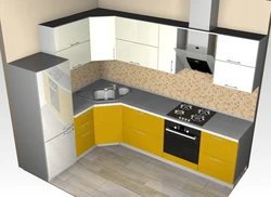 Kitchen Design With A Small Corner