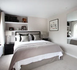Bedroom bed interior photo design