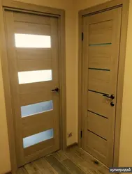 Interior doors installed in an apartment photo