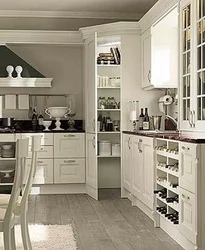 Kitchens With A Large Corner Cabinet Photo