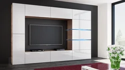 Современные шкафы под телевизор в гостиную фото