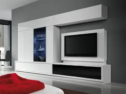 Modern TV cabinets in the living room photo