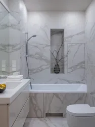 Мраморные стены в ванной фото