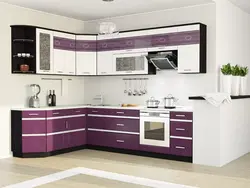 Kitchens on one wall photo