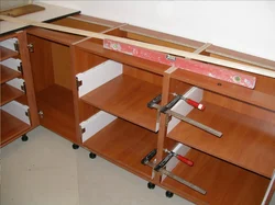 Photo of kitchen cabinet assembly