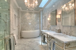Bathroom and toilet design photo marble