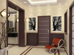 Entrance design from the hallway to the living room
