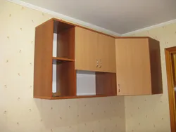 Corner cabinets shelves for the kitchen photo