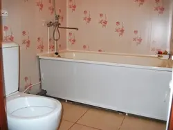 Panellər fotoşəkili ilə ucuz vanna otağı təmiri