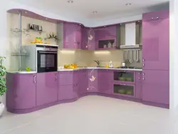 Фота убудаваныя кухні колеру