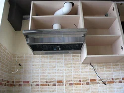 How To Attach The Hood In The Kitchen Above The Stove To The Wall Photo