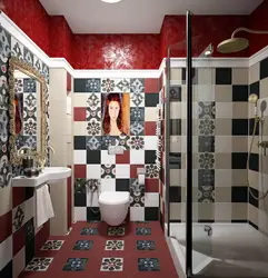 Fusion bathroom interior