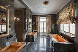 Fusion bathroom interior