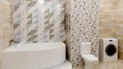 Tiles for the bathroom in the interior according to the size of the tiles