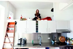 Sleeping Place In The Kitchen Interior