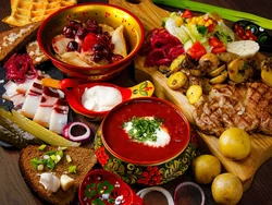 Russian cuisine photos