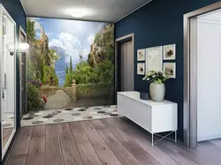 Modern photo wallpaper for the hallway photo
