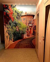 Modern photo wallpaper for the hallway photo