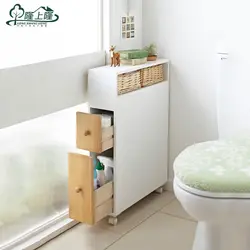 Узкий шкаф в ванну фото