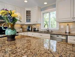 Granite in the kitchen interior photo