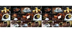 Photo panel for kitchen coffee