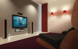 Height of the TV in the bedroom on the wall photo