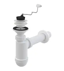 Siphon for bathroom sink photo