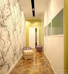 Wallpaper for a small narrow hallway photo