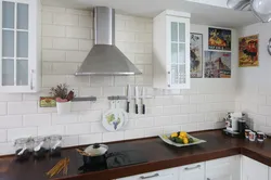 White Tiles On The Kitchen Wall Photo