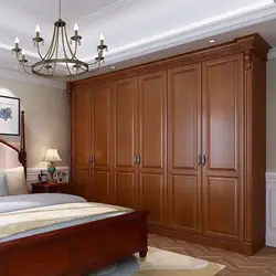 Деревянные шкафы для спален фото