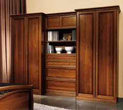 Wooden wardrobes for bedrooms photo