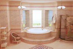Полукруглые ванная интерьер