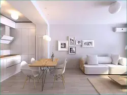 Apartment Design Light Tones Furniture