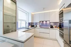 U-Shaped Kitchen Without Window Photo Design