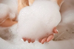 Photos with bubble bath