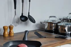 Kitchen utensils in the kitchen photo