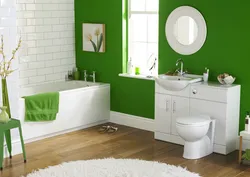 Photos of bathrooms of the same color