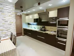 Photo of the kitchen after renovation in the apartment