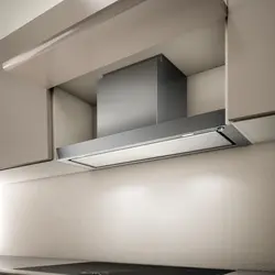 Built-in hood in the kitchen photo