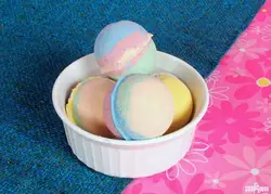 Photo of bath bombs at home