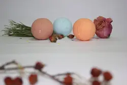 Photo of bath bombs at home