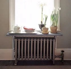 Heating radiators for the kitchen photo