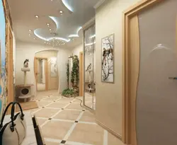 Living Room And Hallway Floor Design