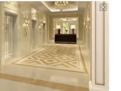 Living room and hallway floor design