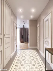 Living room and hallway floor design