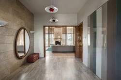 Living room and hallway floor design
