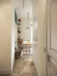 Interior hallway kitchen in Khrushchev