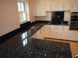 Black Countertop Black Kitchen Photo