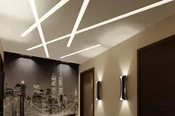 Suspended ceilings light lines photo for the bedroom